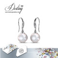 Destiny Jewellery Crystal From Swarovski Pearl Hook Earrings